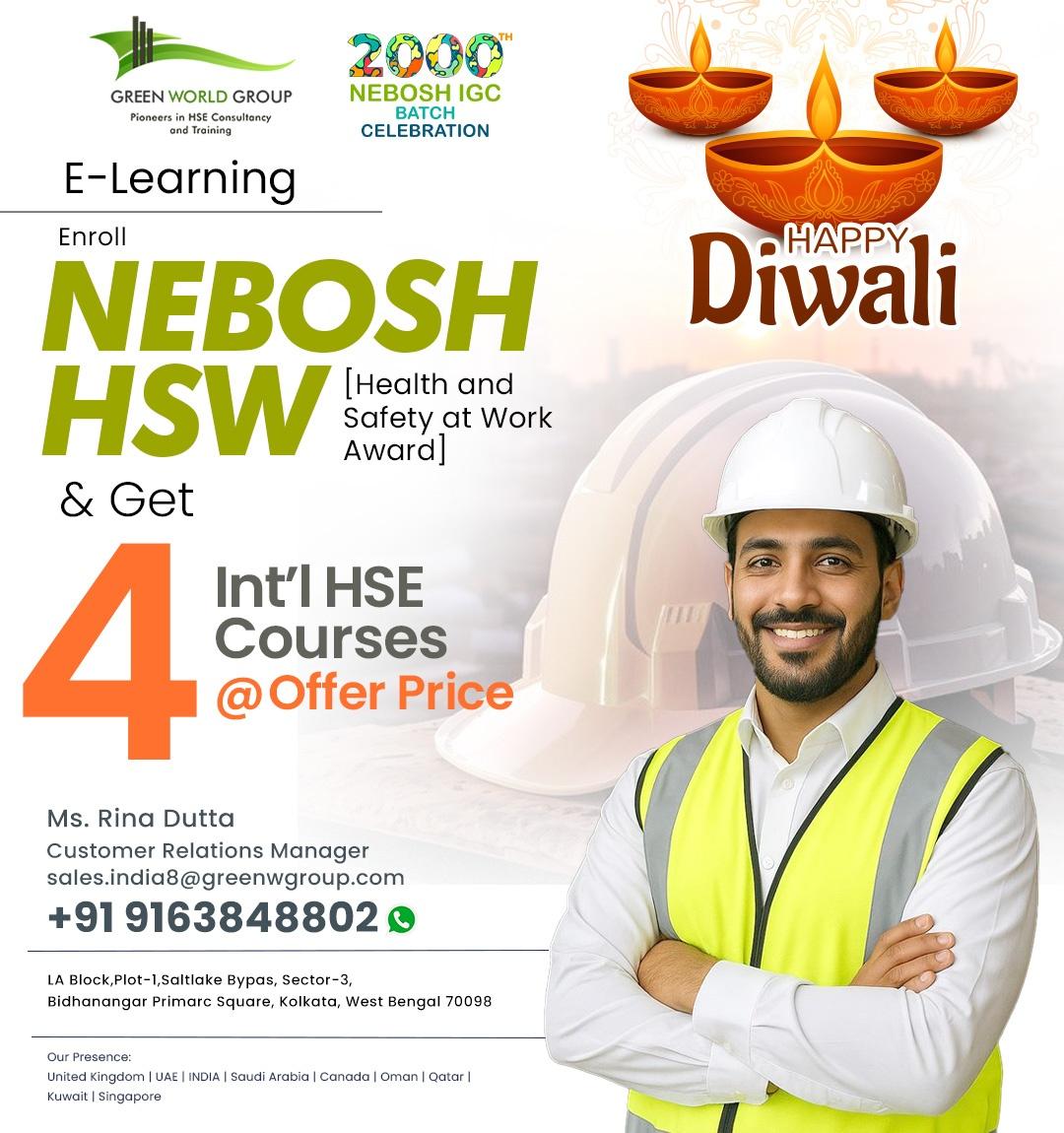  NEBOSH HSW Training in Kolkata