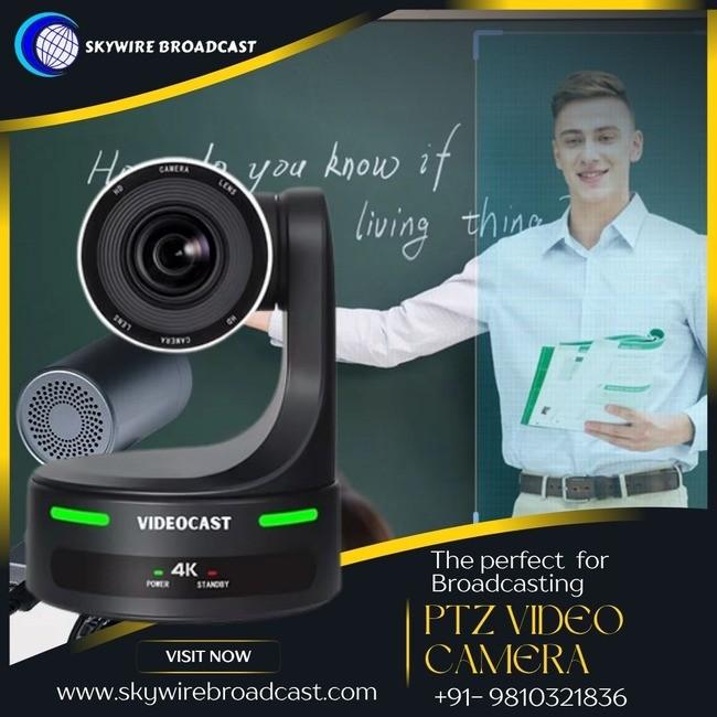 Buy the best ptz video camera for broadcasting and live streaming 