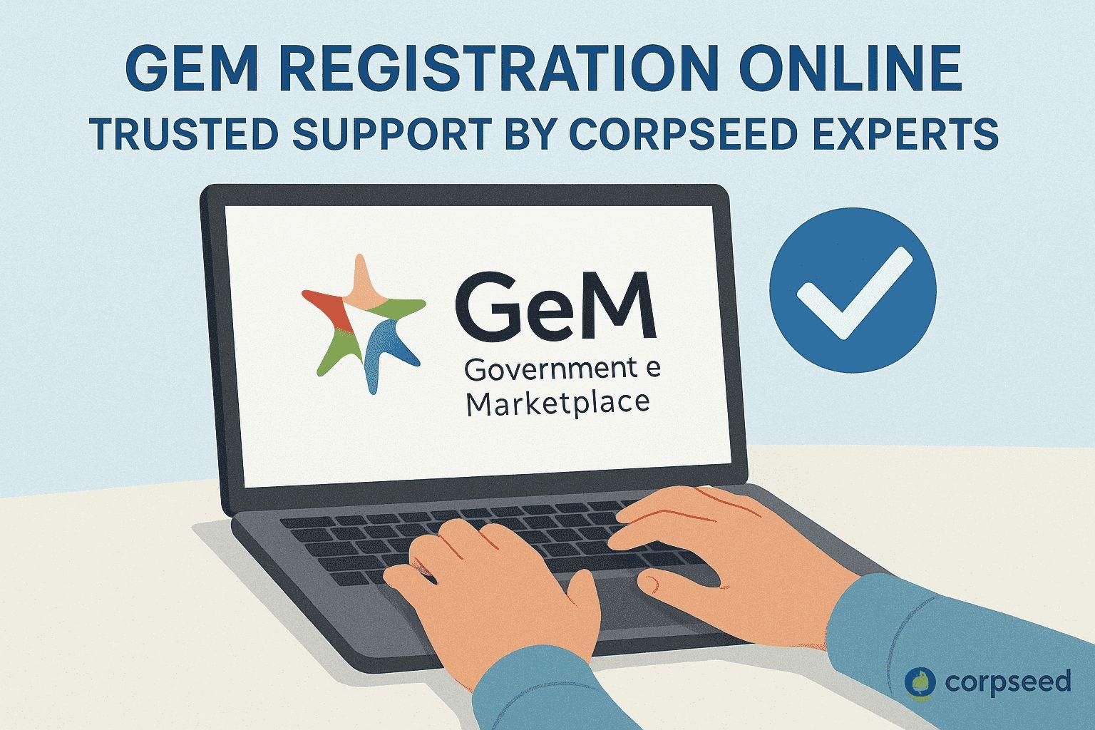 Online GEM Registration Made Simple with Expert Support | Corpseed