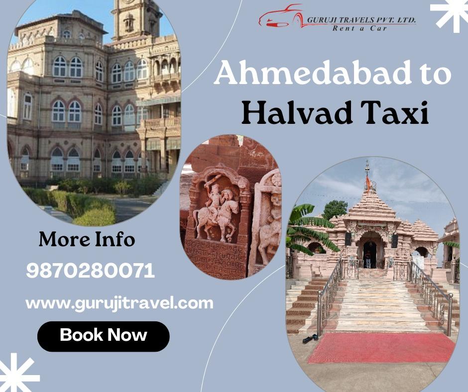 Ahmedabad to Halvad  from Guruji Travels Pvt Ltd