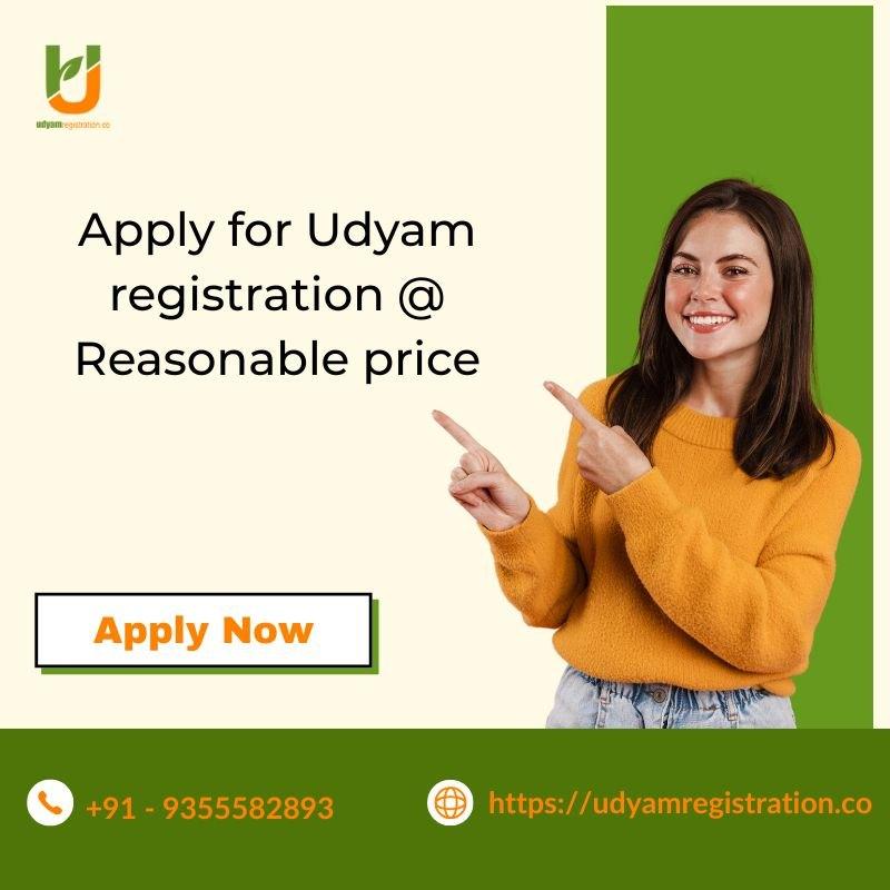 Apply for Udyam registration @ Reasonable price