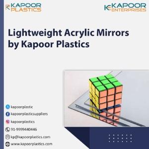 Lightweight Acrylic Mirrors by Kapoor Plastics