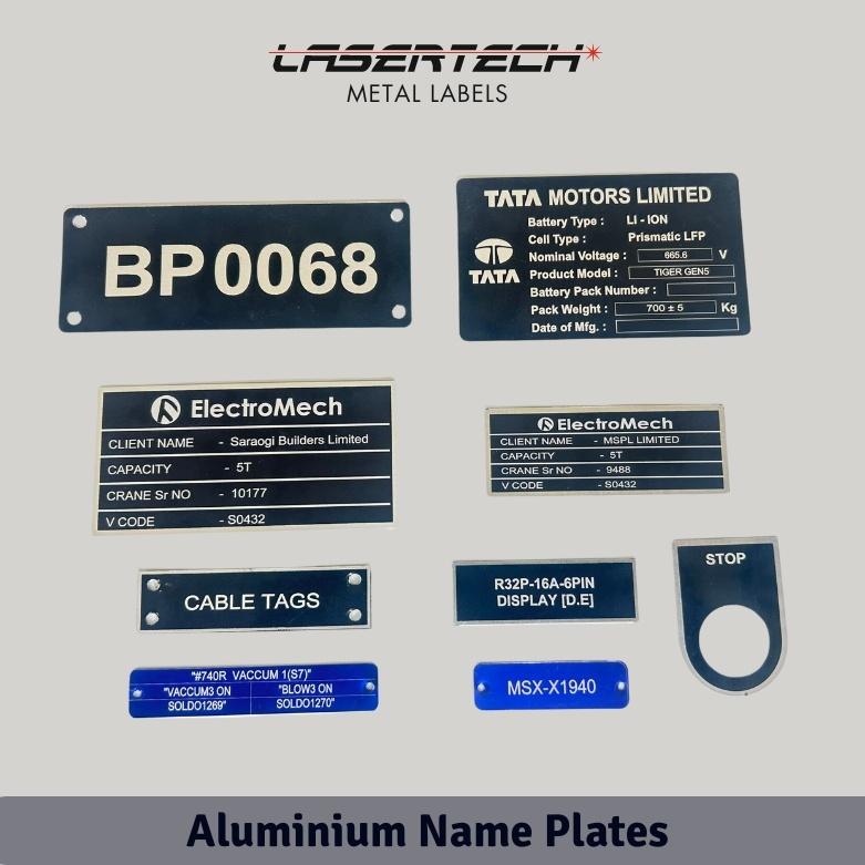 Aluminium Name Plates Manufacturer