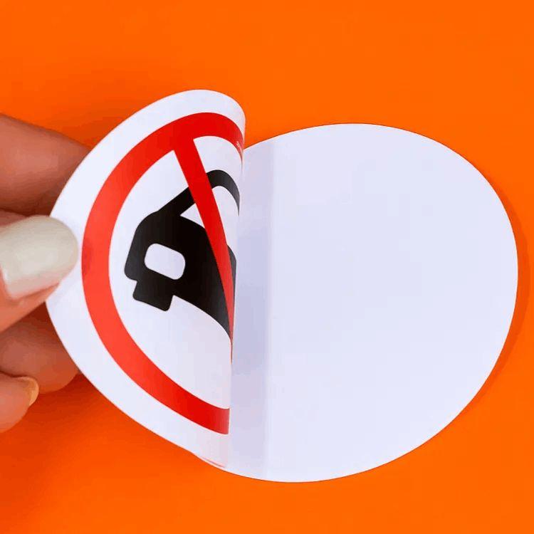 Front Adhesive Stickers