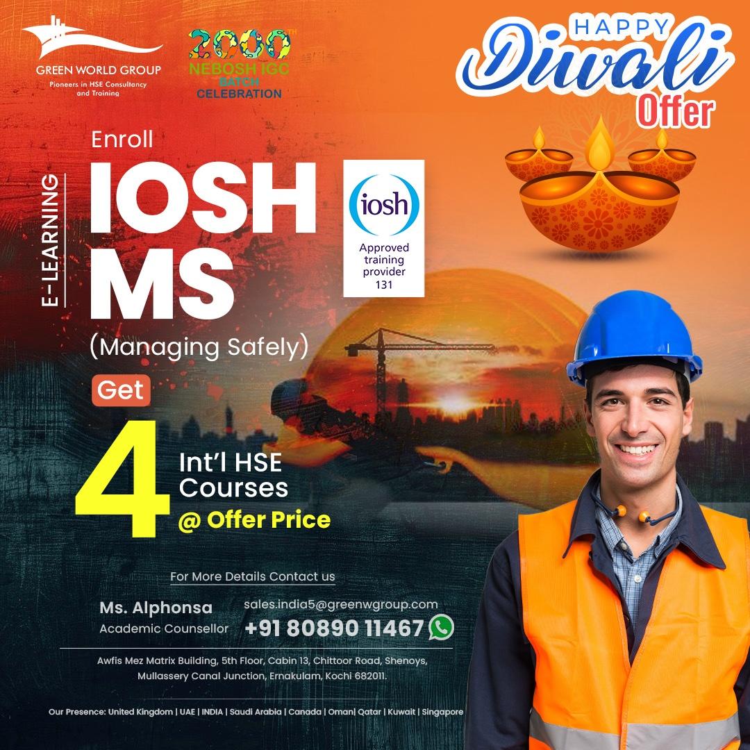 Advance your career with the IOSH  MS in Kochi!