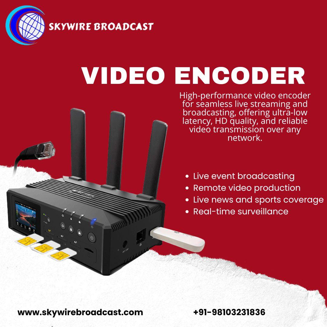 Best video encoder for any broadcasting and live streaming 
