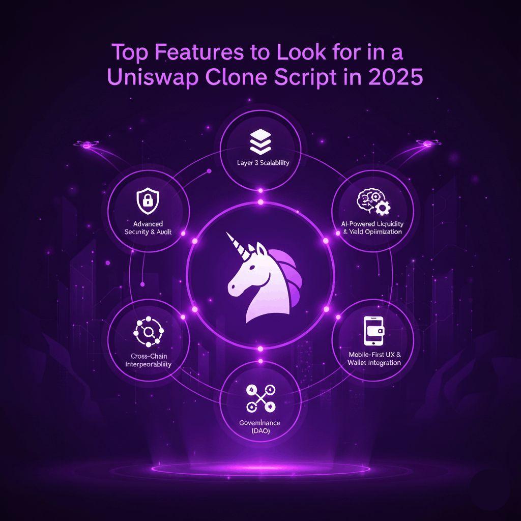 Top Features to Look for in a Uniswap Clone Script in 2025