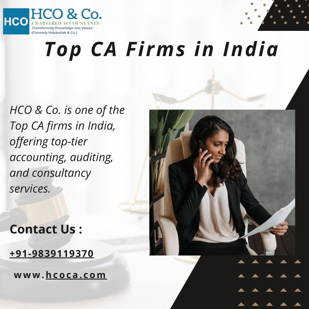 Top CA Firms in India | Trusted Financial Experts HCO & Co