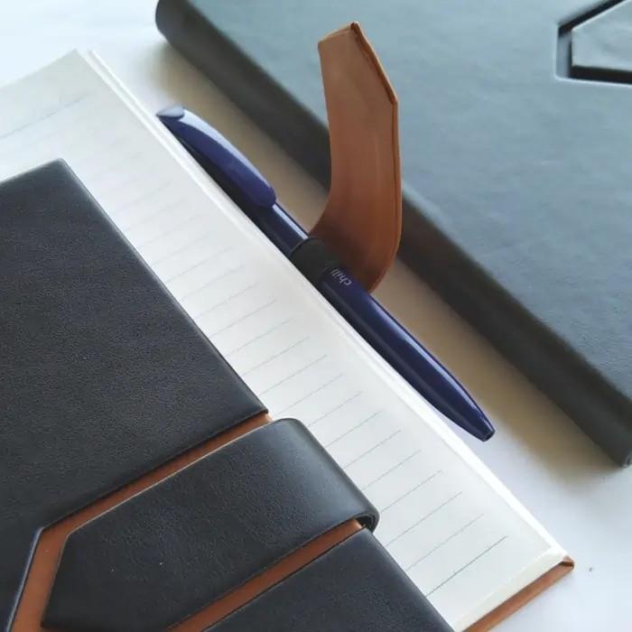 Personalised Leather Diary with Closure