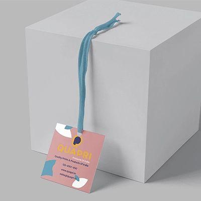 Square Hang Tags Printing