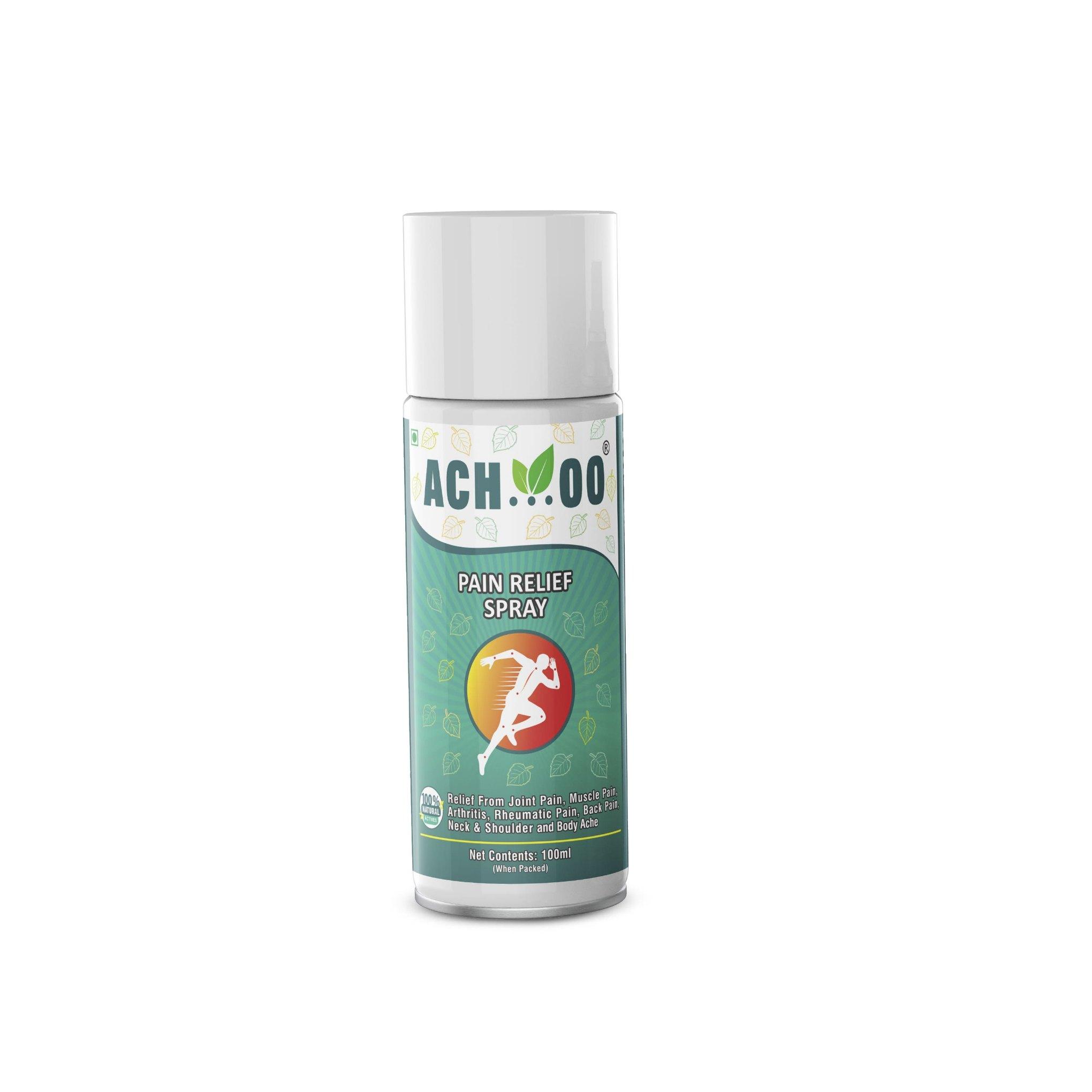 Achoo Ayurvedic Pain Relief Spray for Joint & Muscle Pain