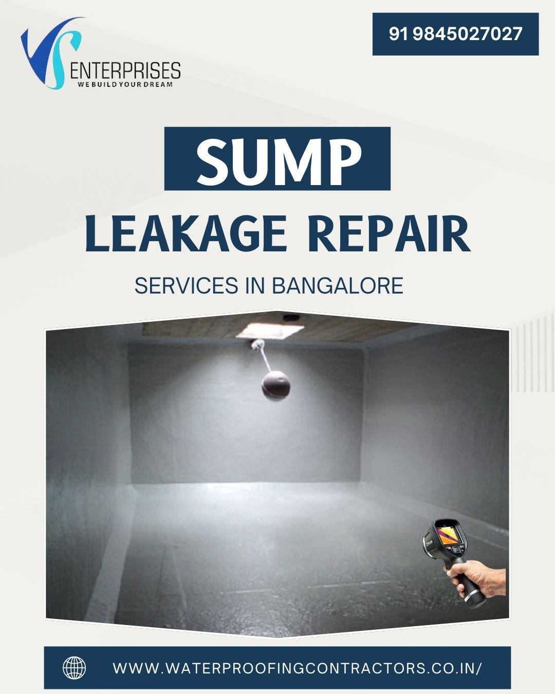 Sump Leakage Repair Services in Bangalore