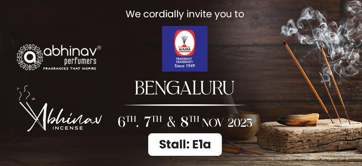Abhinav Perfumers at AIAMA Expo Bengaluru 2025: A Fragrant Invitation