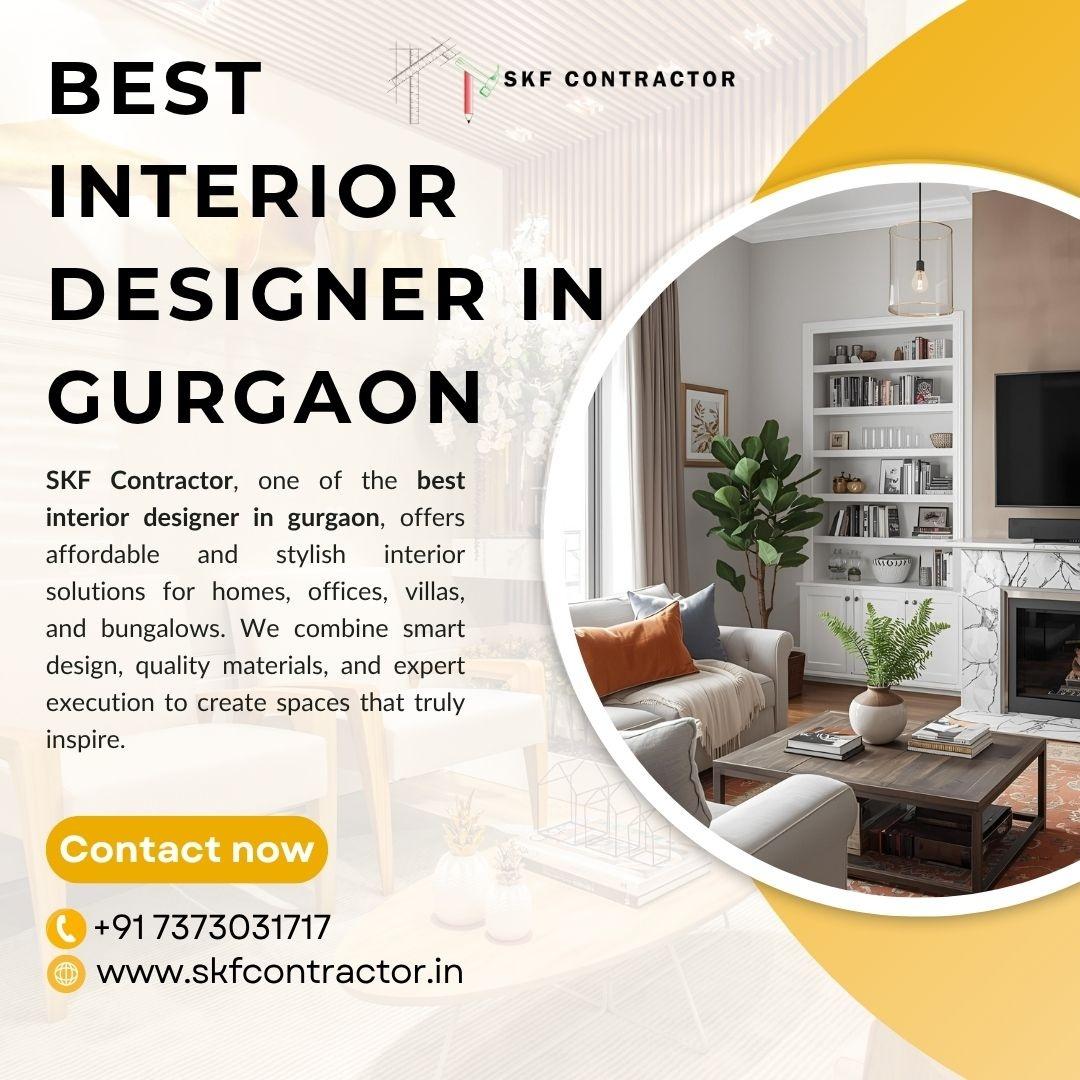 Choose the best interior designer in gurgaon for Unique Designs