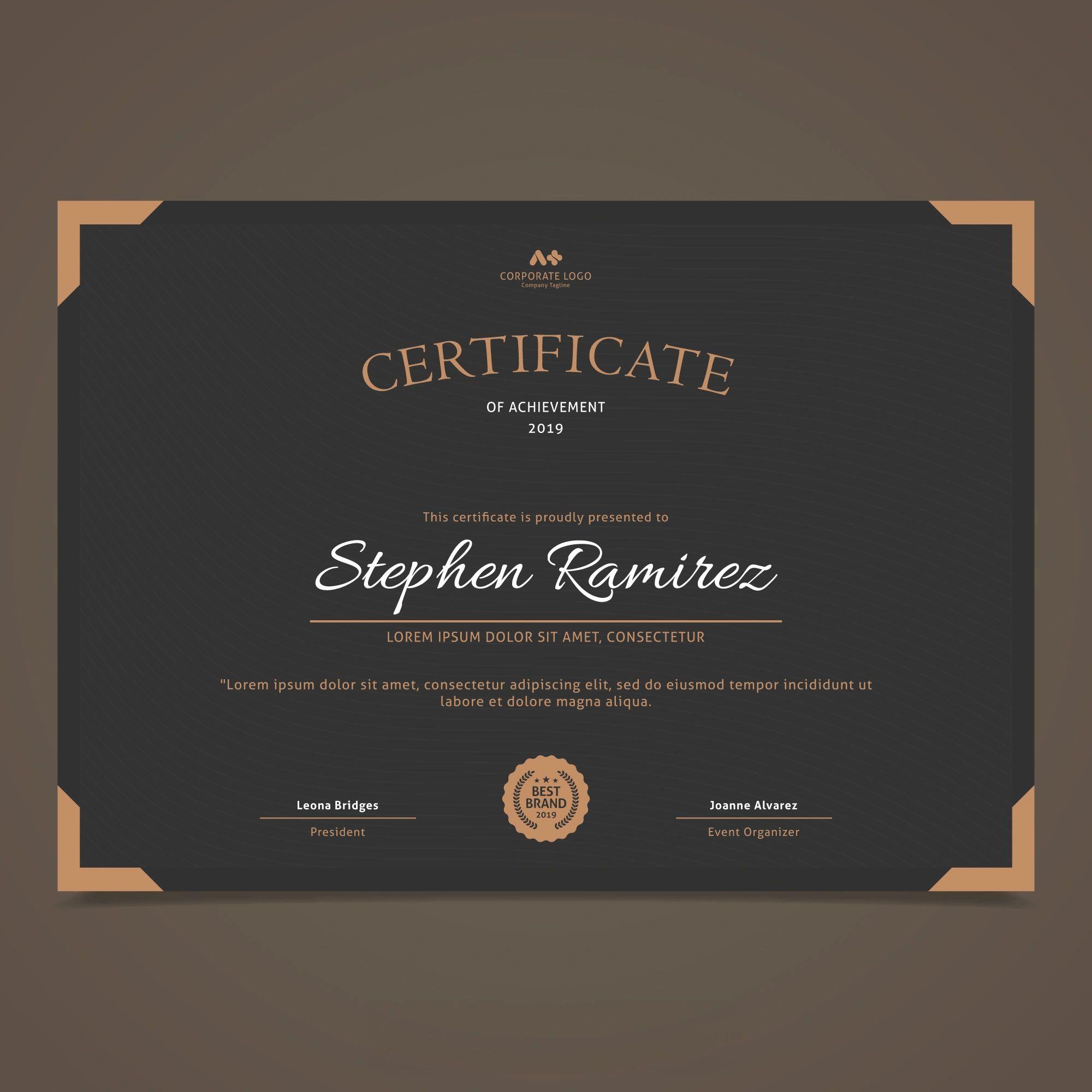 Frameless Certificate Frame 