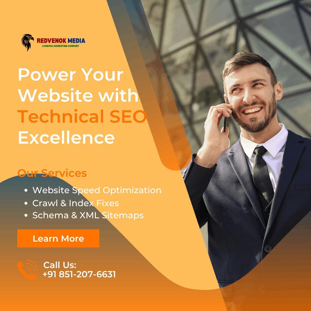 Technical SEO excellence by Redvenok Media