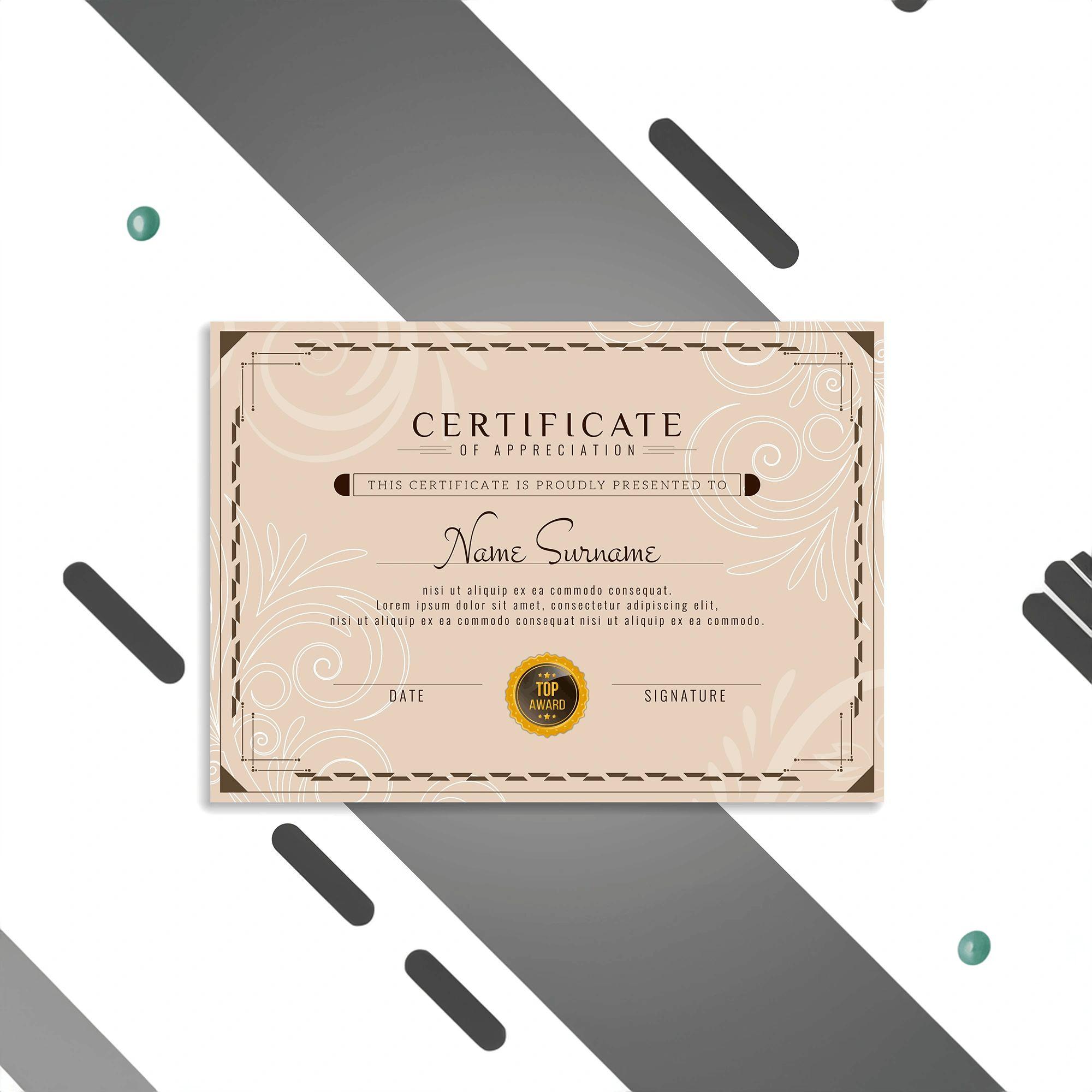 Custom Certificates Print