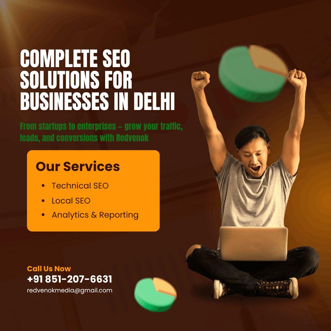 Complete SEO Solutions for Businesses in Delhi