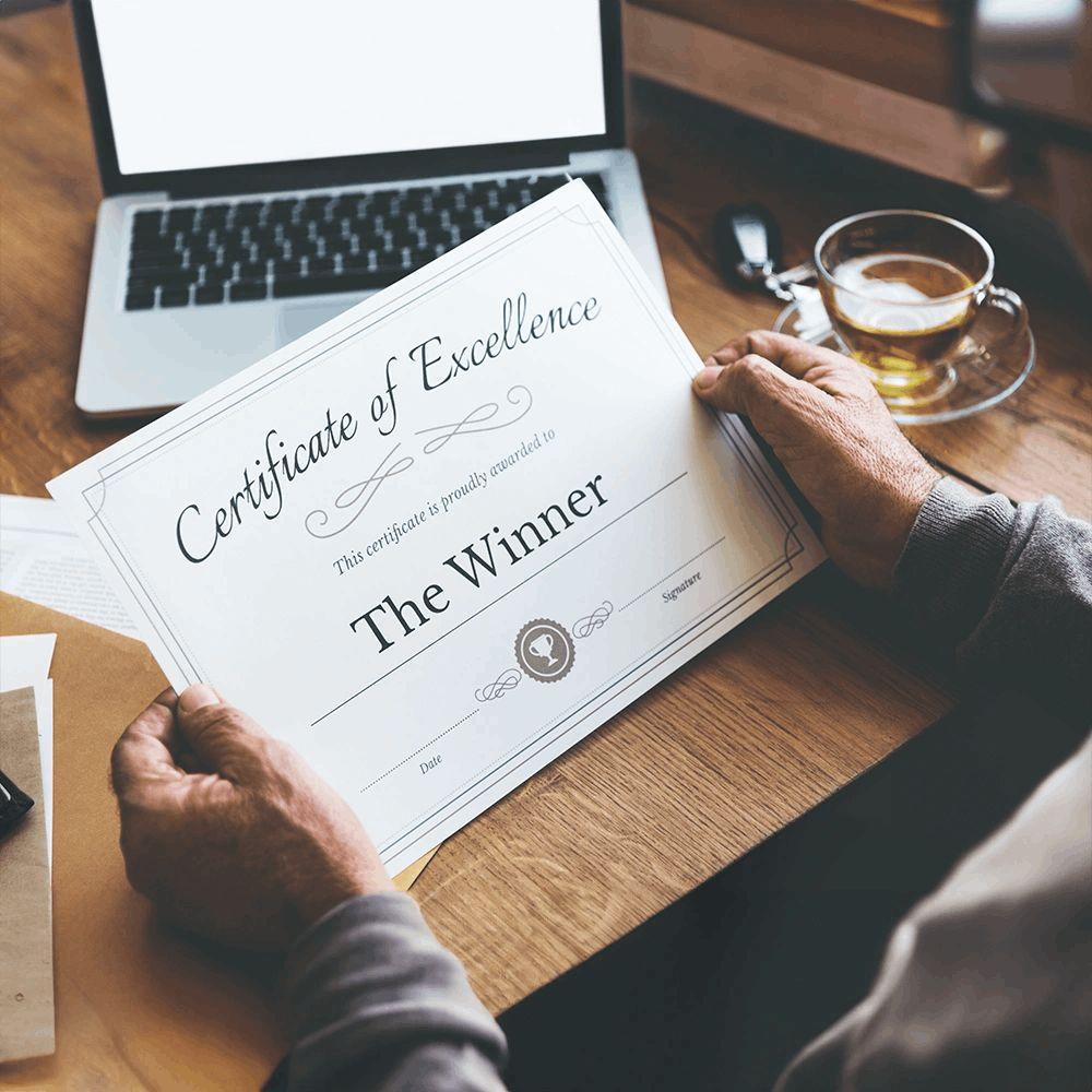 Custom Award Certificates