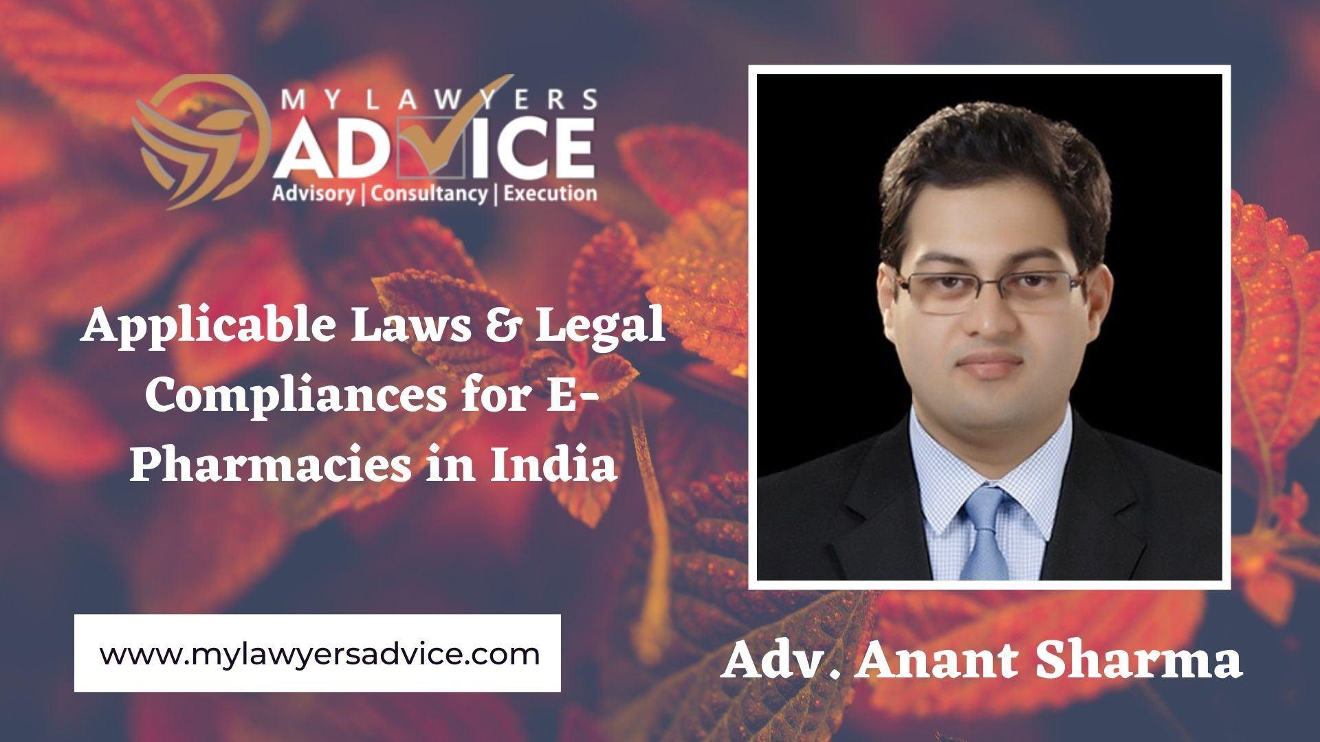 Applicable Laws & Legal Compliances for E-Pharmacies in India 