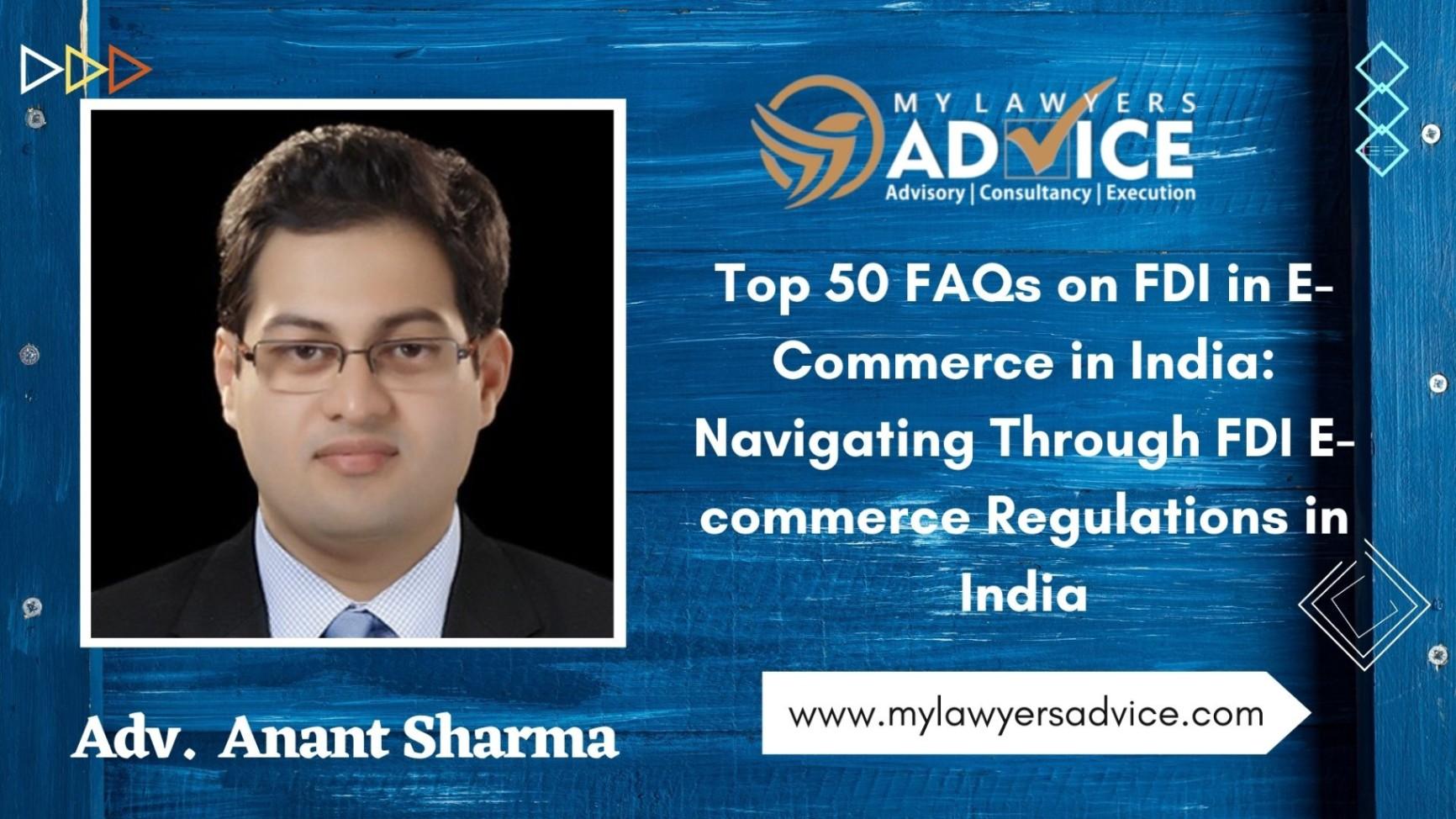 Top 50 FAQs on FDI in E-Commerce in India