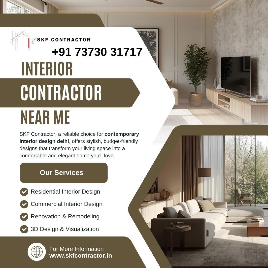 Find the Interior Contractor Near Me for Modern Interiors