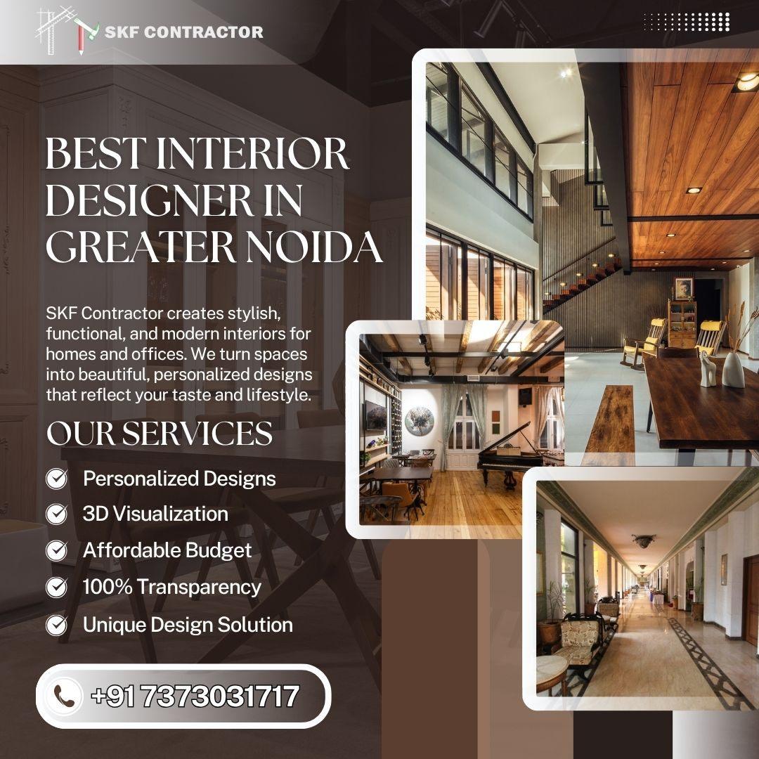 Transform Spaces with the Best Interior Designer in Greater Noida
