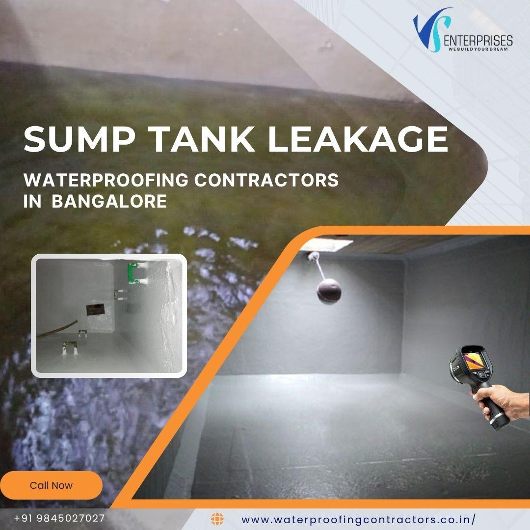 Sump Tank Leakage Waterproofing Contractors in Bangalore