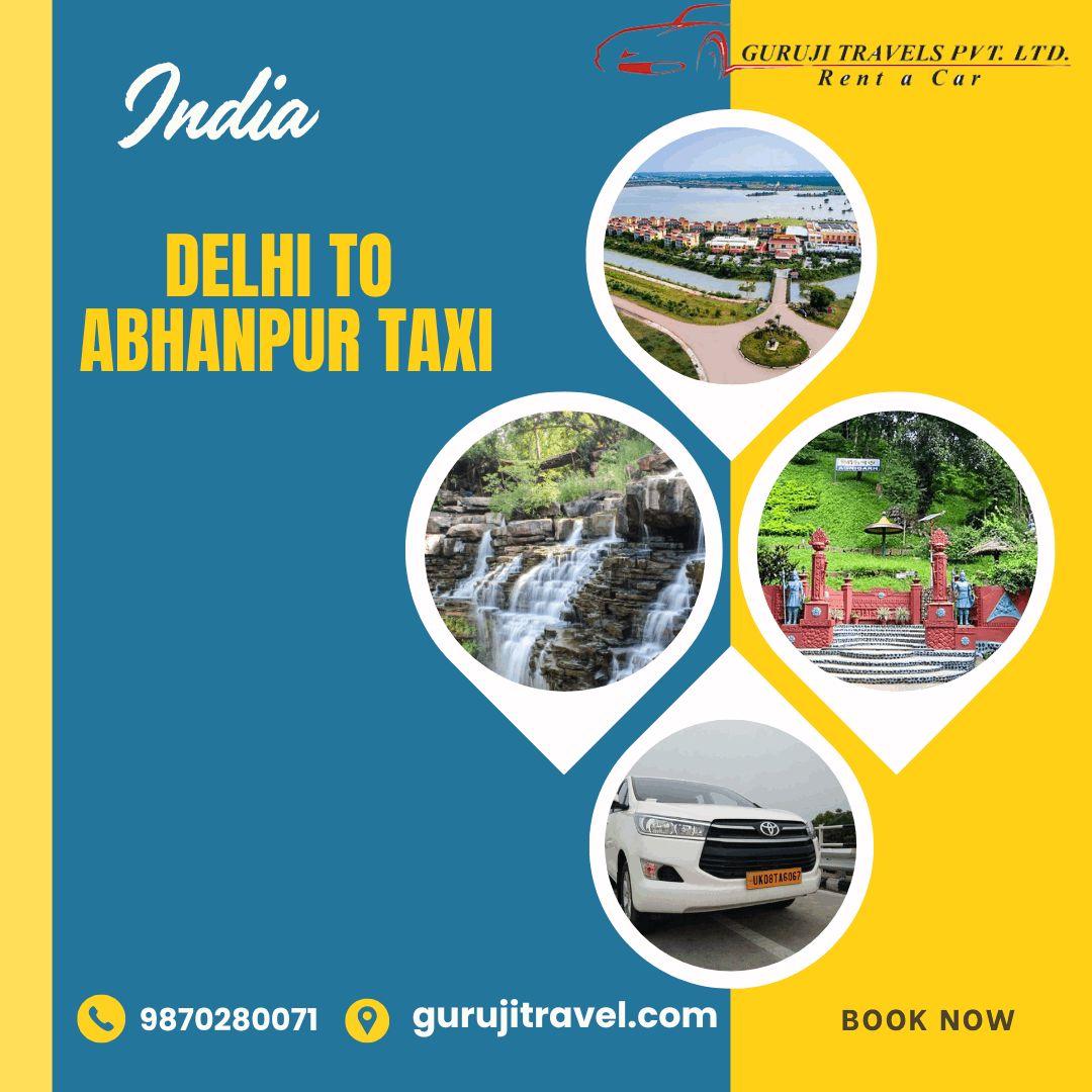 Delhi to Abhanpur Taxi Fare