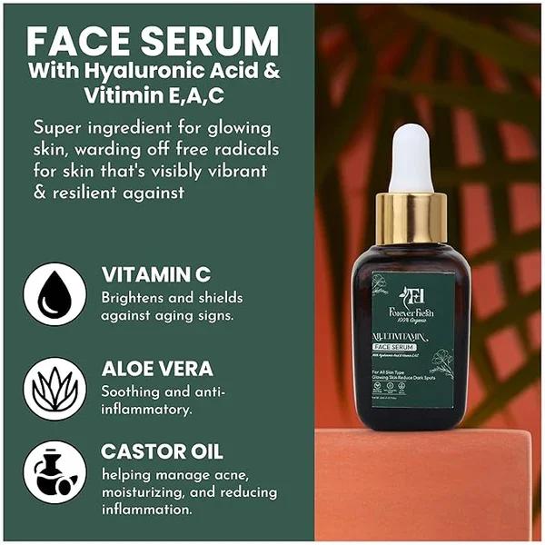 Forever Fresh Hydrating Face Serum with Hyaluronic Acid, Aloe Vera & Glycerin