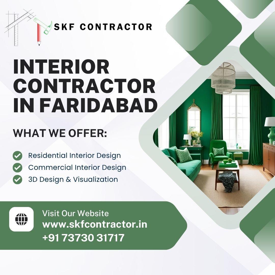 Hire the Interior Contractor in Faridabad for Modern Designs