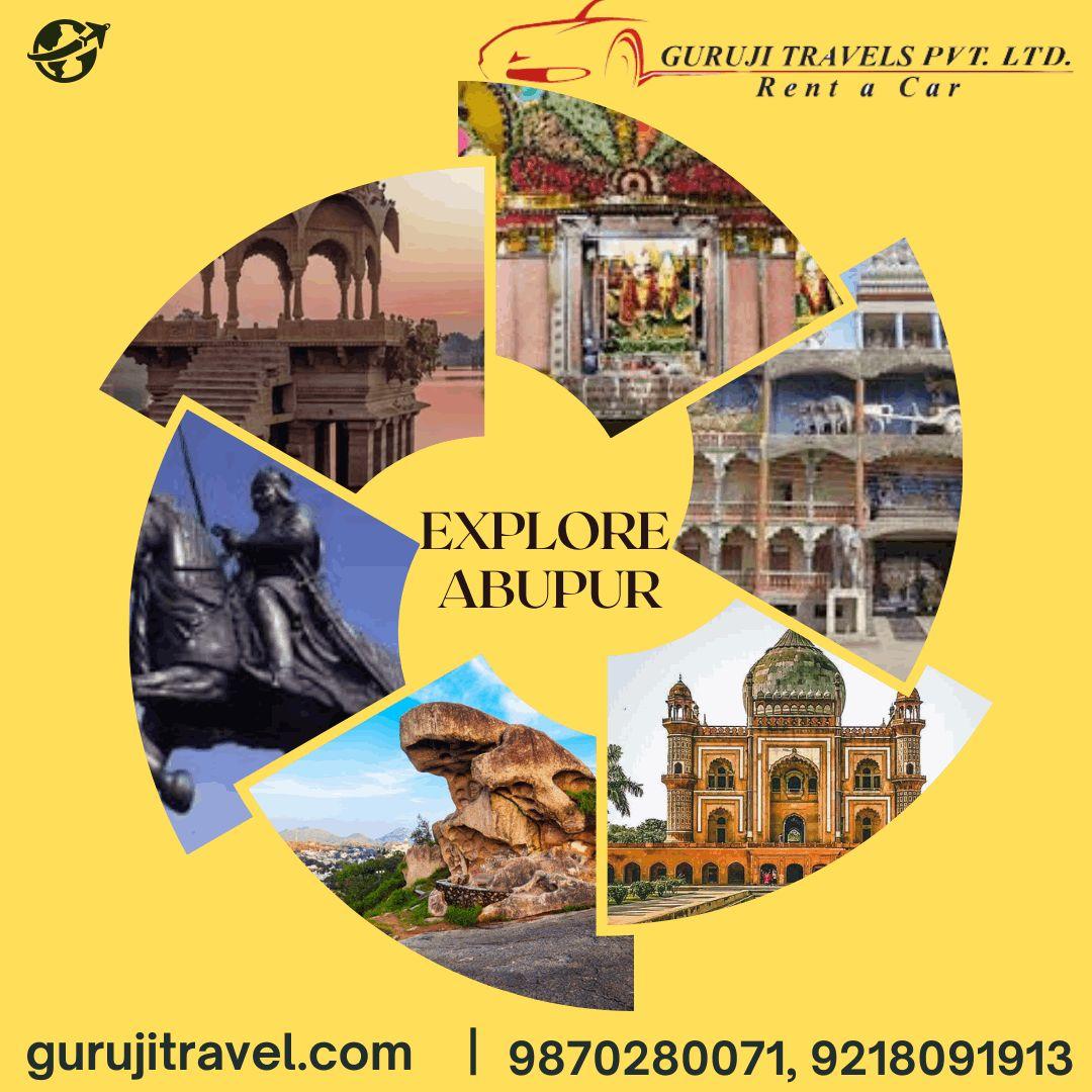 Delhi to Abupur Taxi with Guruji Travels Pvt Ltd