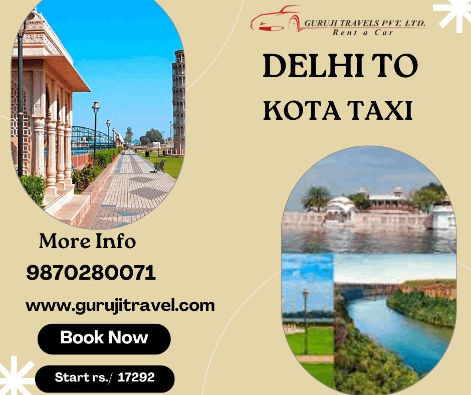 Taxi from Delhi to Kota | Delhi to Kota Taxi Fare 