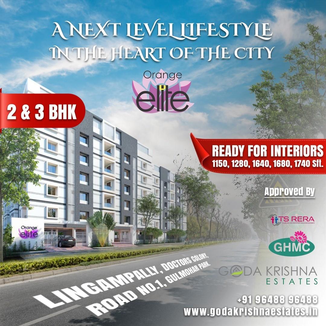 Modern 2 & 3 BHK Flats for Sale in Lingampally