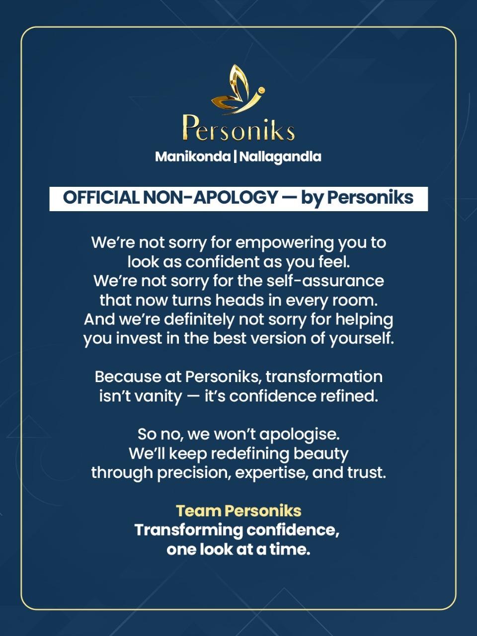  OFFICIAL NON-APOLOGY by Personiks 