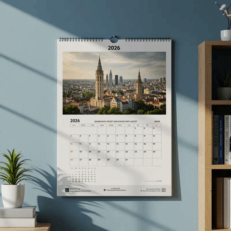 Custom Wall Calendar 2026
