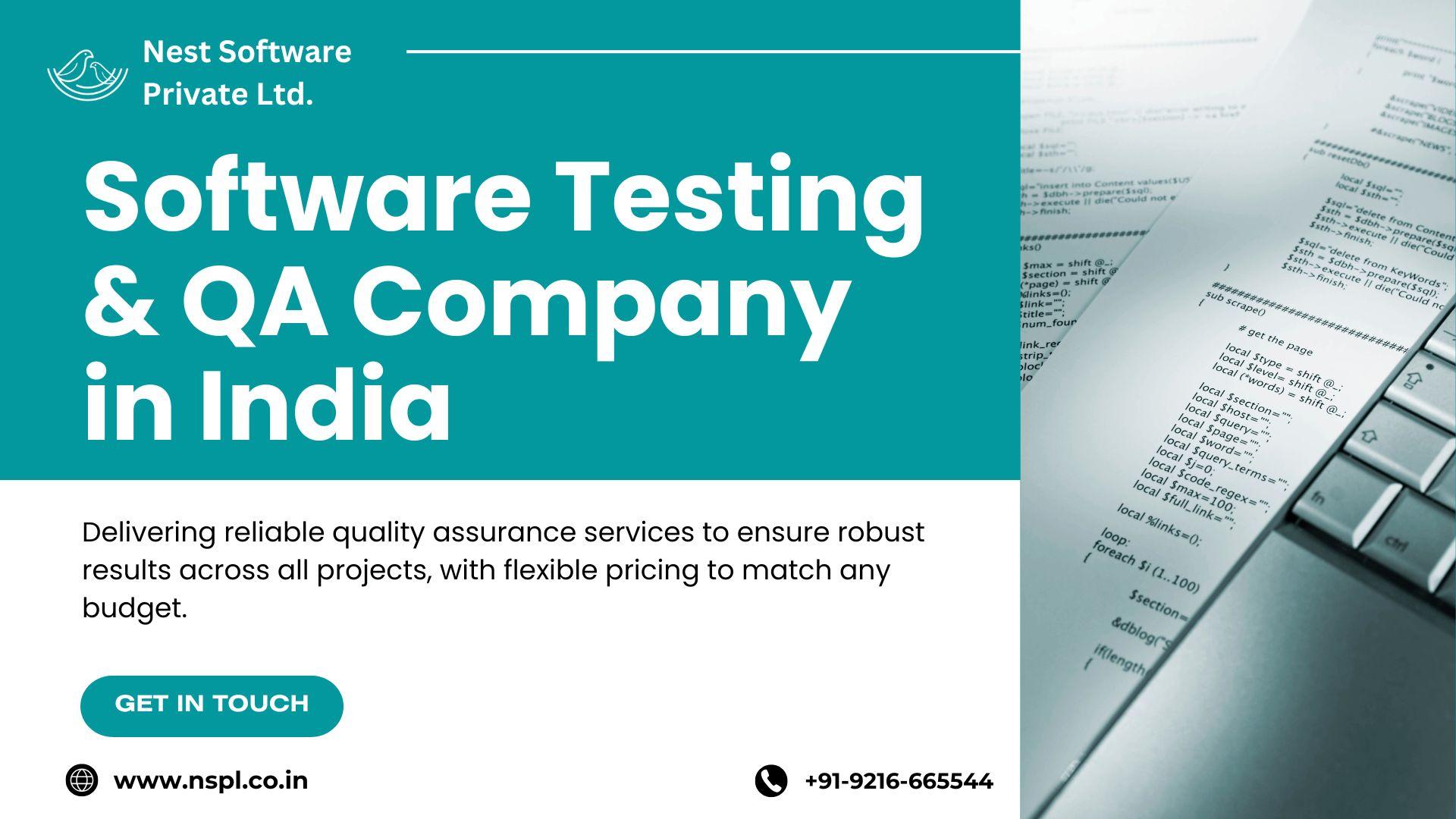 Software Testing & QA Company in India