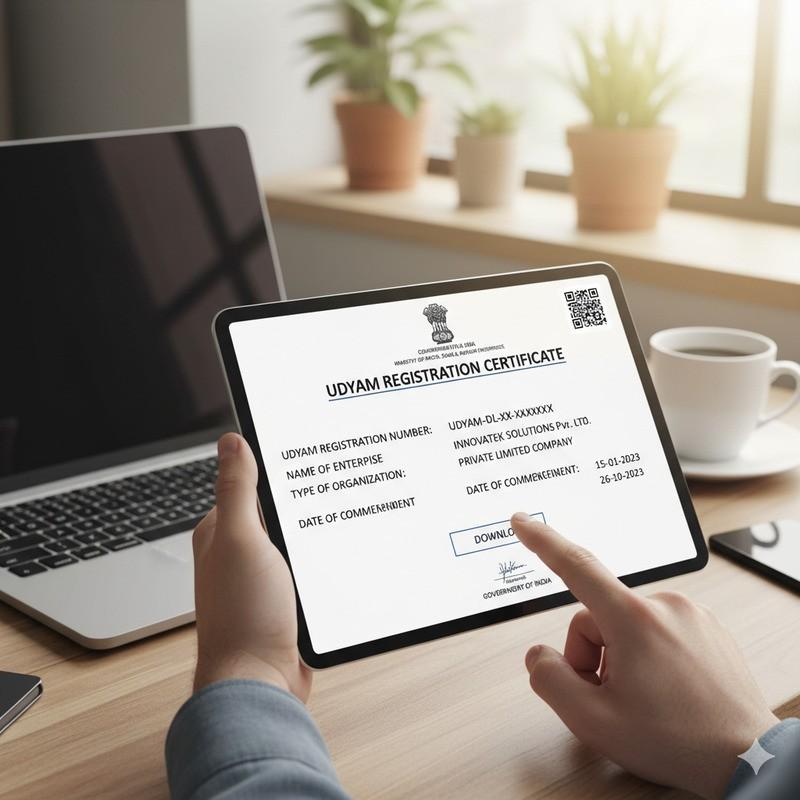 Udyam Registration Process and required doucments