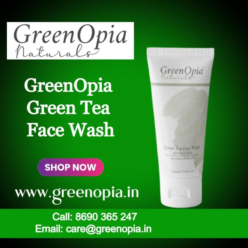 Refresh Your Skin with GreenOpia Green Tea Face Wash with Niacinamide