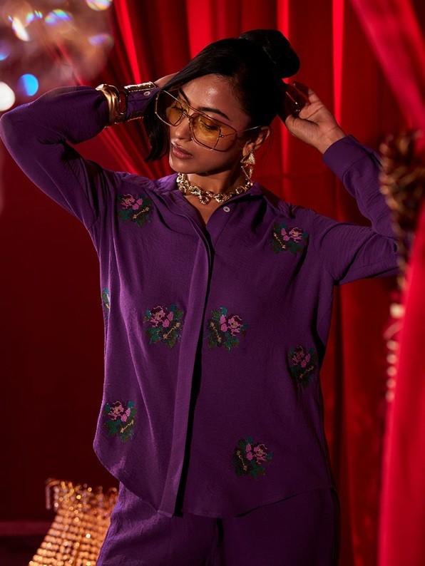 Bloomingdale Cross Stitch Shirt and Showstopper Party Dress for Women