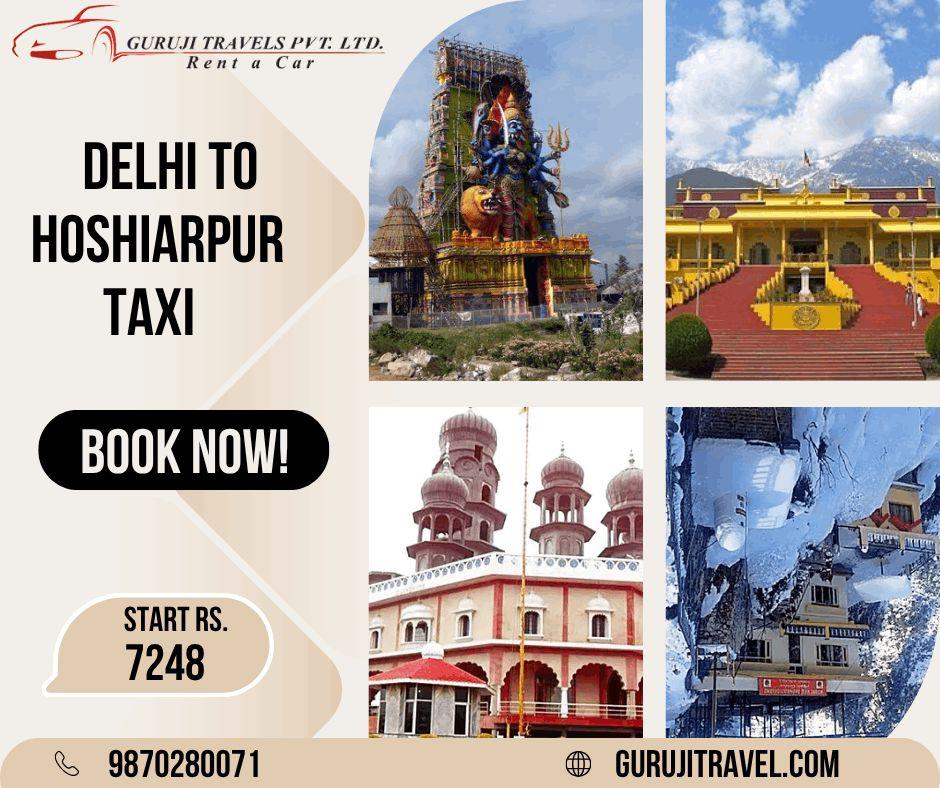 Delhi To Hoshiarpur Cab