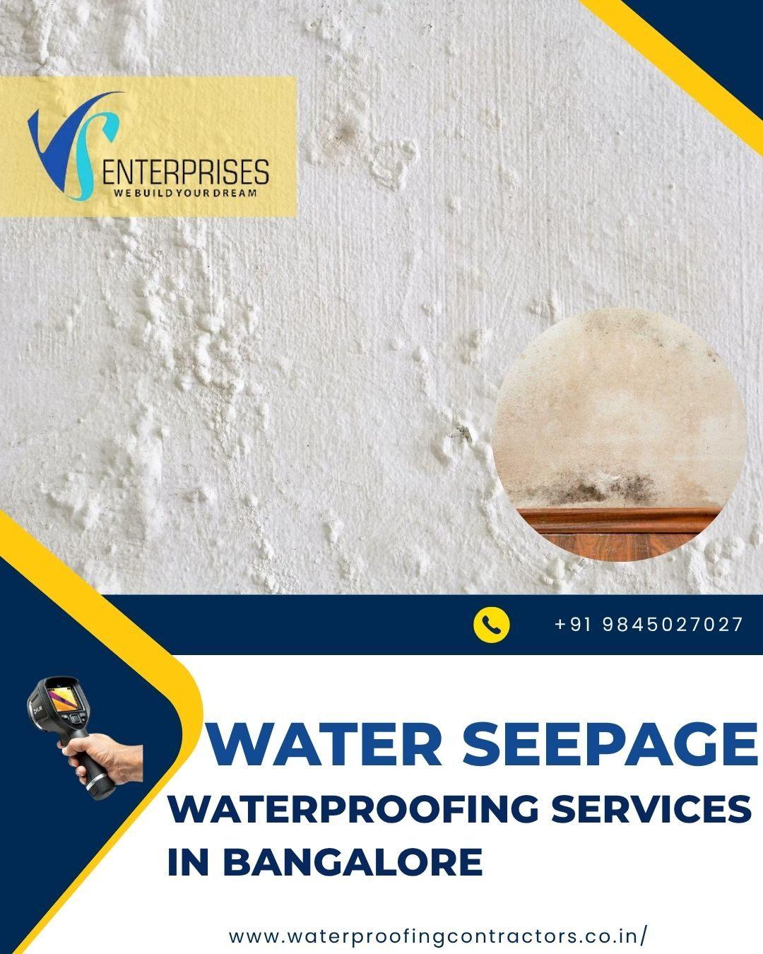 Water Seepage Waterproofing Services in Bangalore