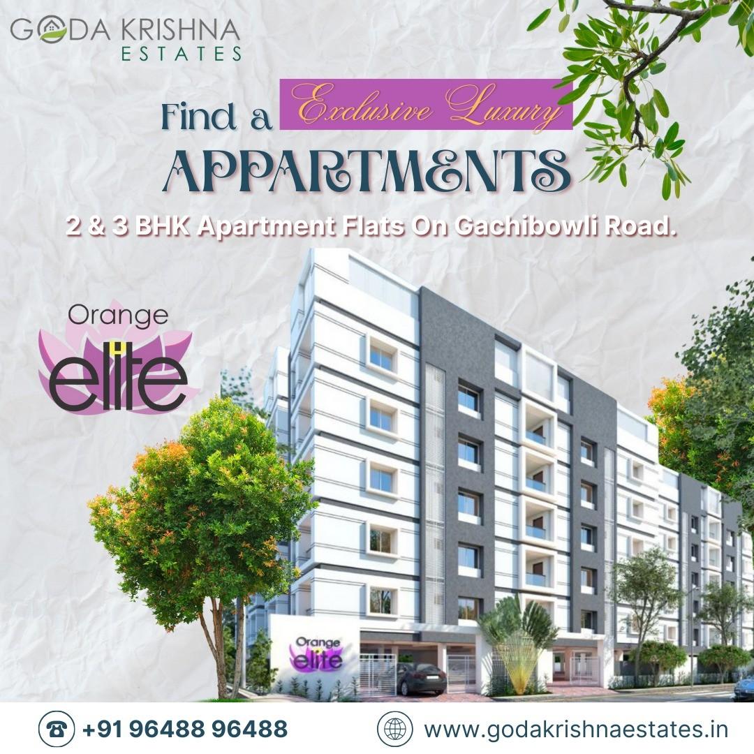 Modern 2 & 3 BHK Flats for Sale in Lingampally  Orange Elite 