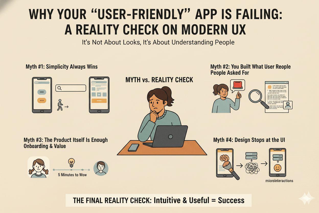 Why Your User-Friendly App is Failing: A Reality Check on Modern UX	