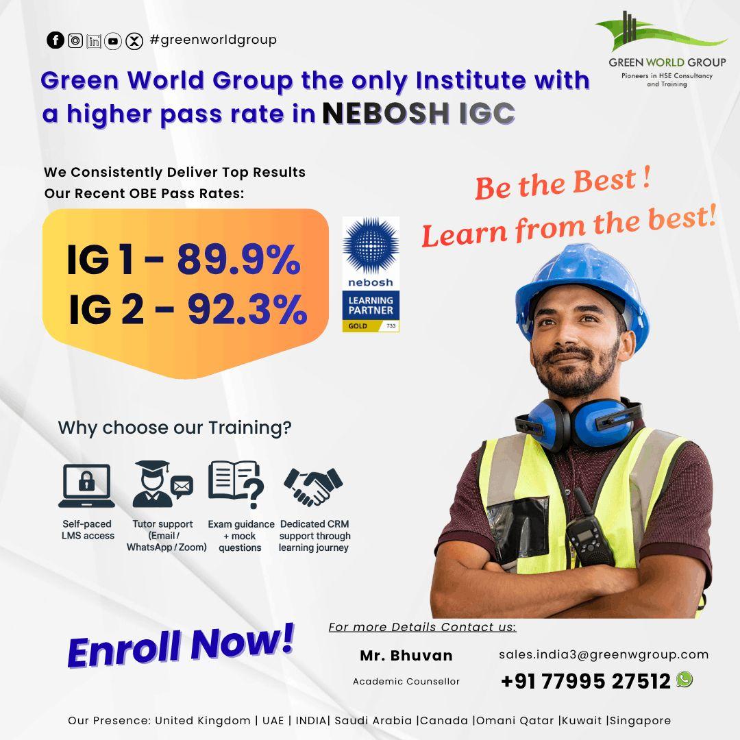 Unlock Your HSE Success with the Highest NEBOSH IGC Results!