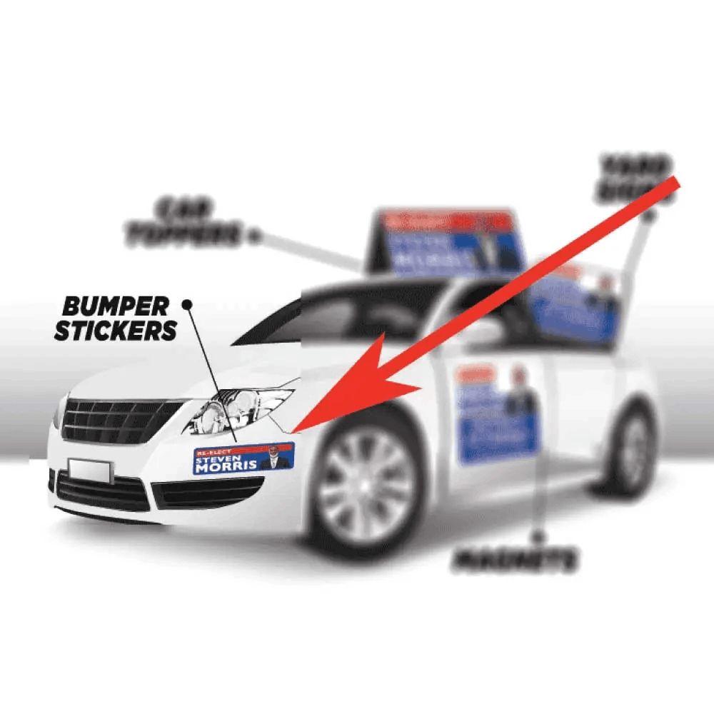 Car Bumper sticker printing 