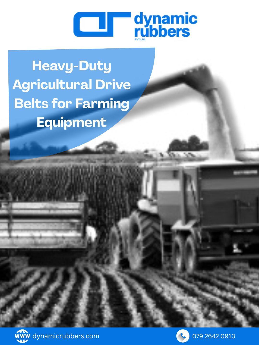 Heavy-Duty Agricultural Drive Belts for Farming Equipment