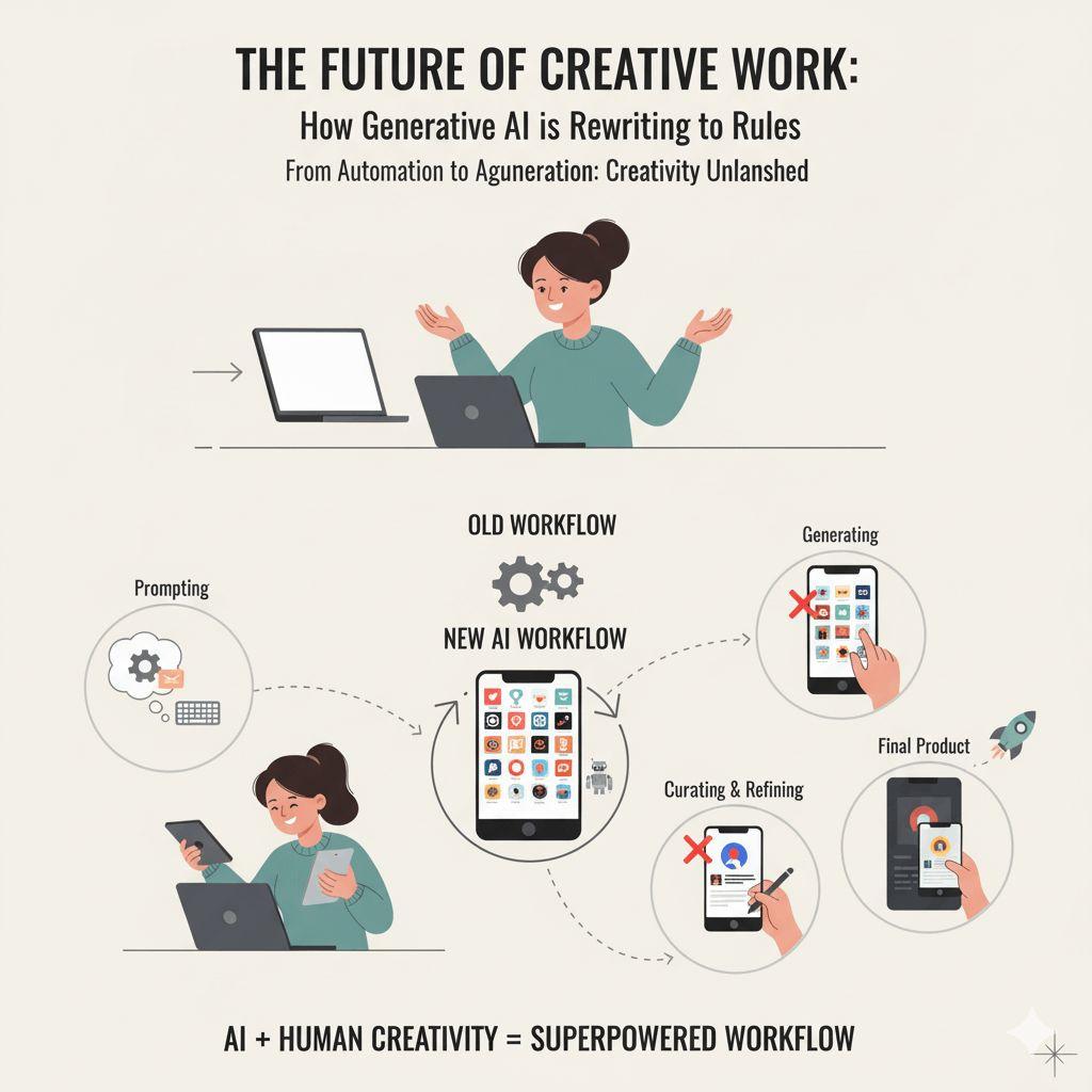 The Future of Creative Work: A Look at How Generative AI is Rewriting the Rules	