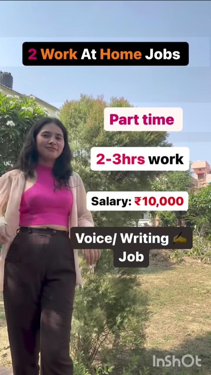 Part time work in online 