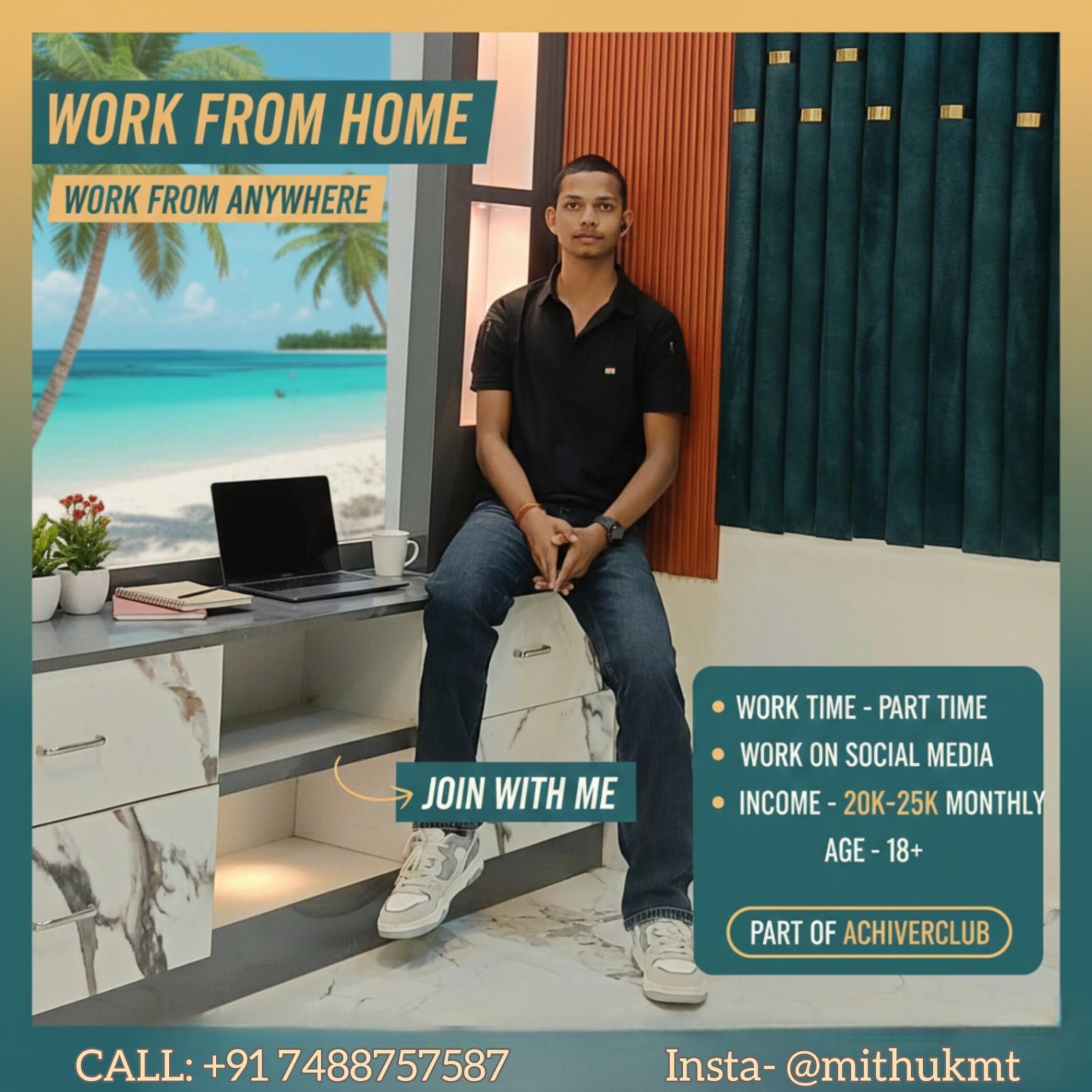 Work from home - digital marketing, instagram, facebook, google 